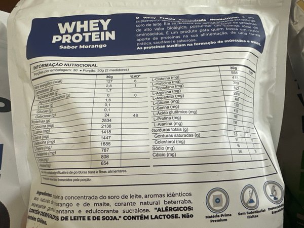 Whey protein concentrado