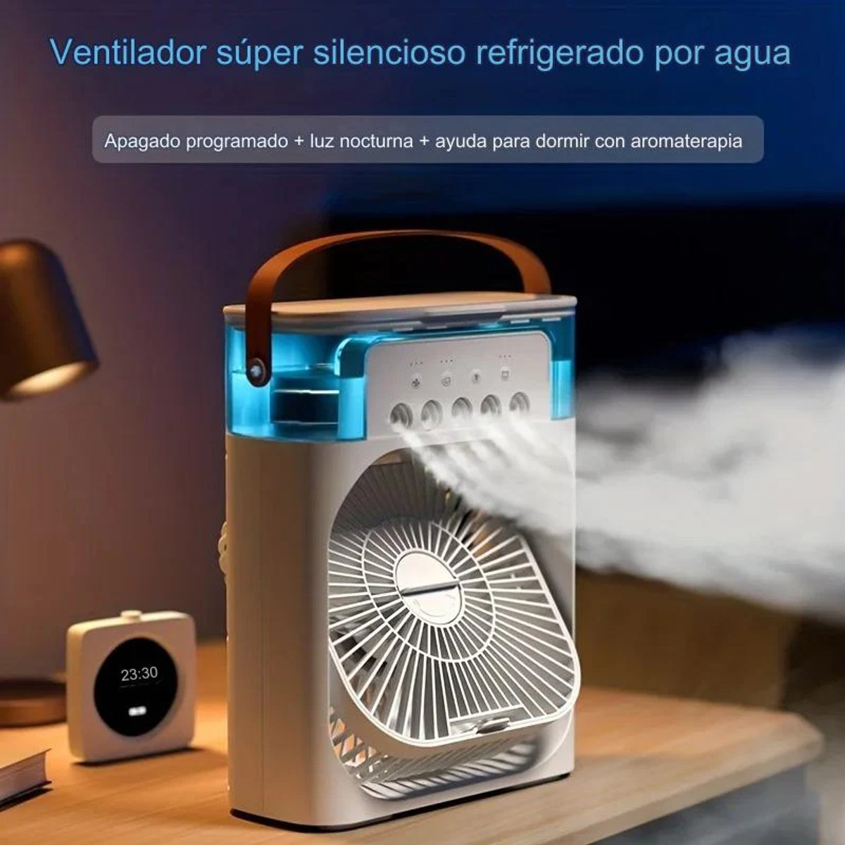Mini ventilador humidificador de aire acondicionado