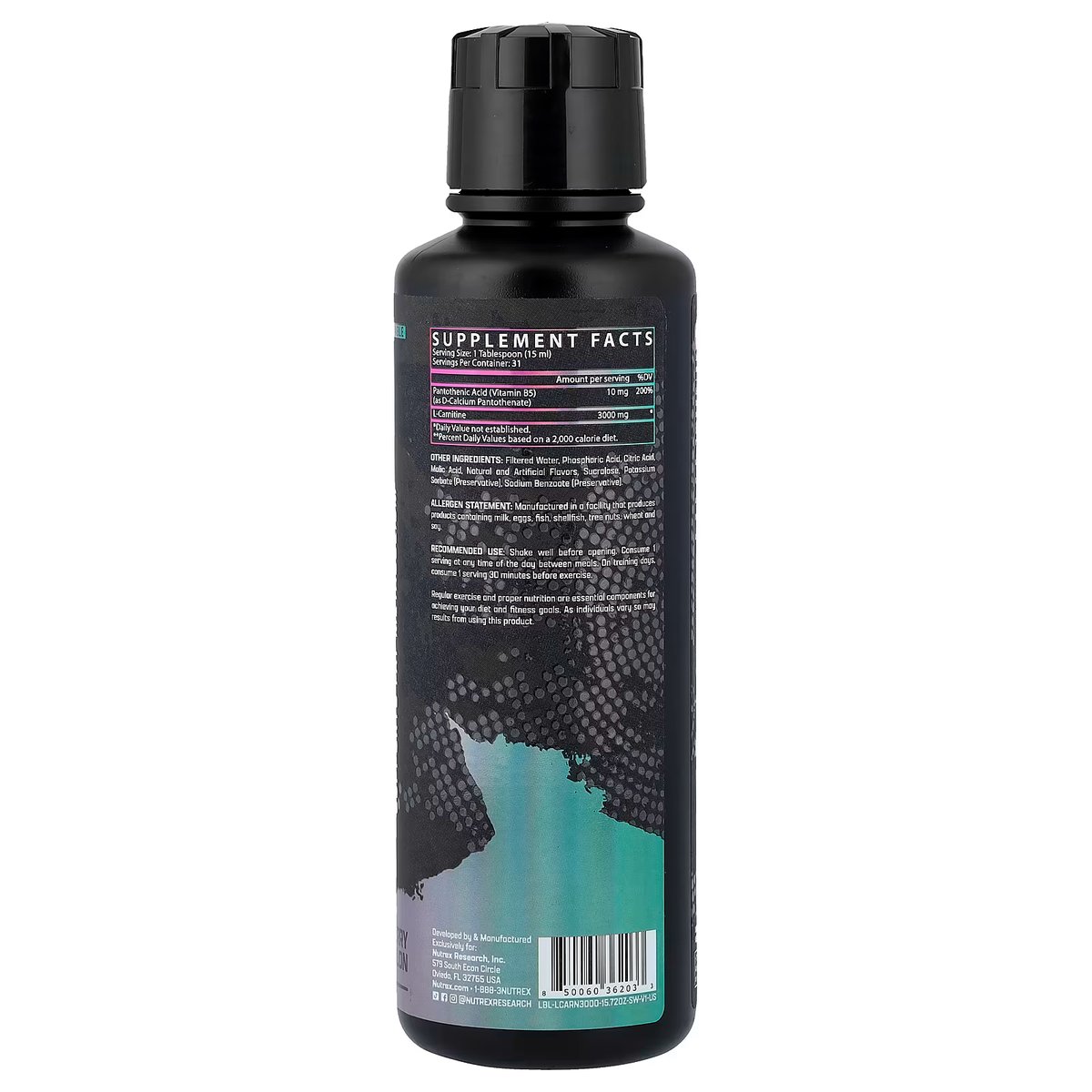 L CARNITINA 3000 - NUTREX - 2