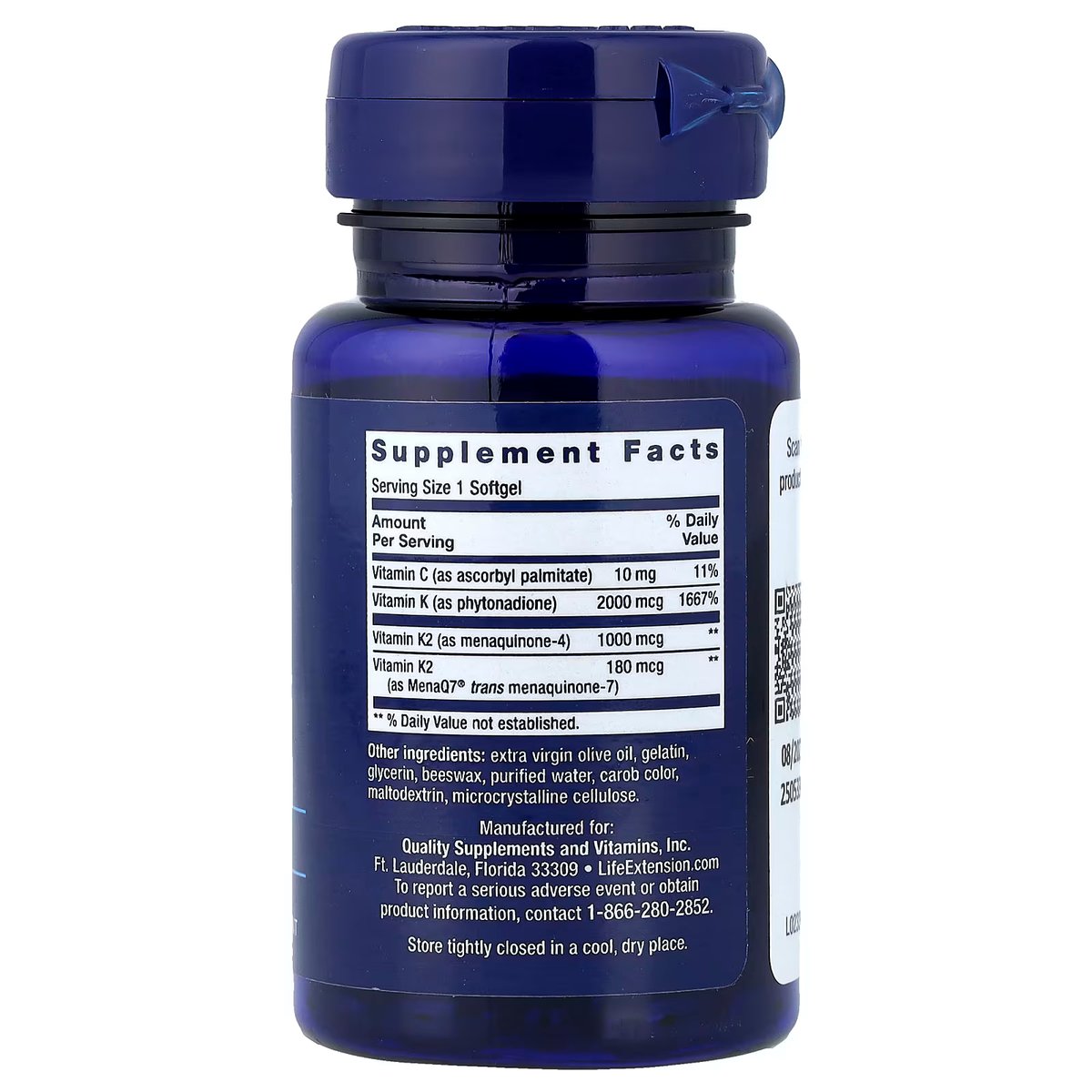 SUPER K x 90 SOFTGELS - LIFE EXTENSION - 2