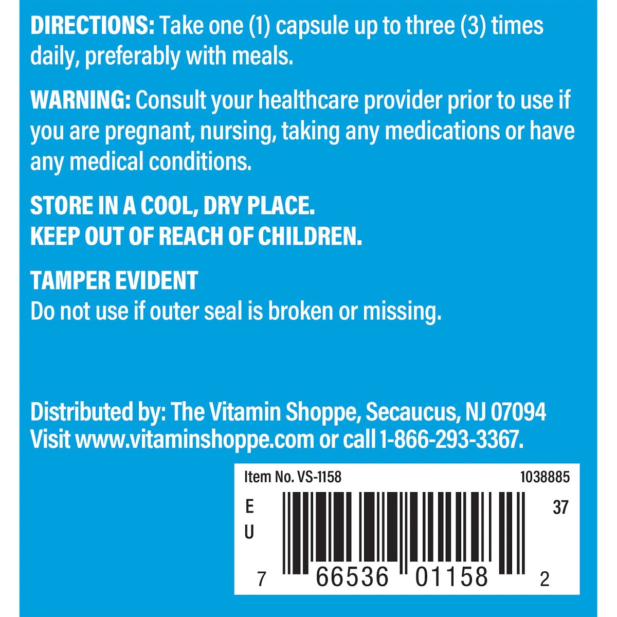 Inositol 650 mg (100 Capsulas) Vitamin Shoppe
