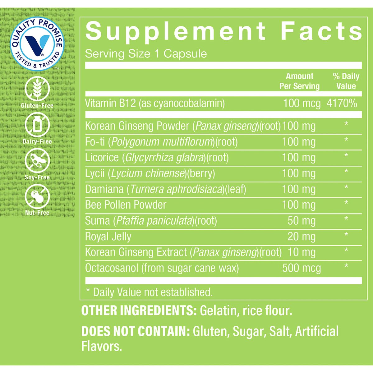 Super Energy Up B12 (100 Cápsulas) the Vitamin Shoppe