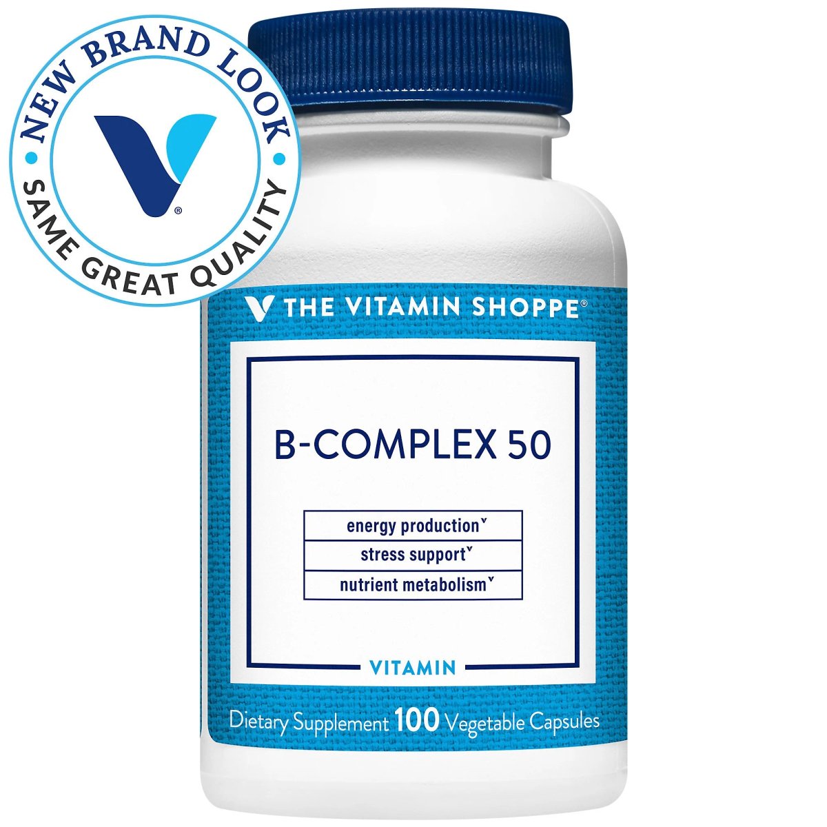 B-Complex 50 mg (100 Cápsulas) Vitamin Shoppe