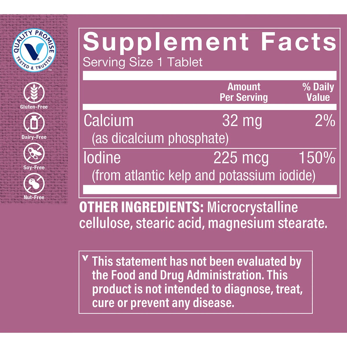 Iodo Kelp (300 Tabletas) the Vitamin Shoppe - 2