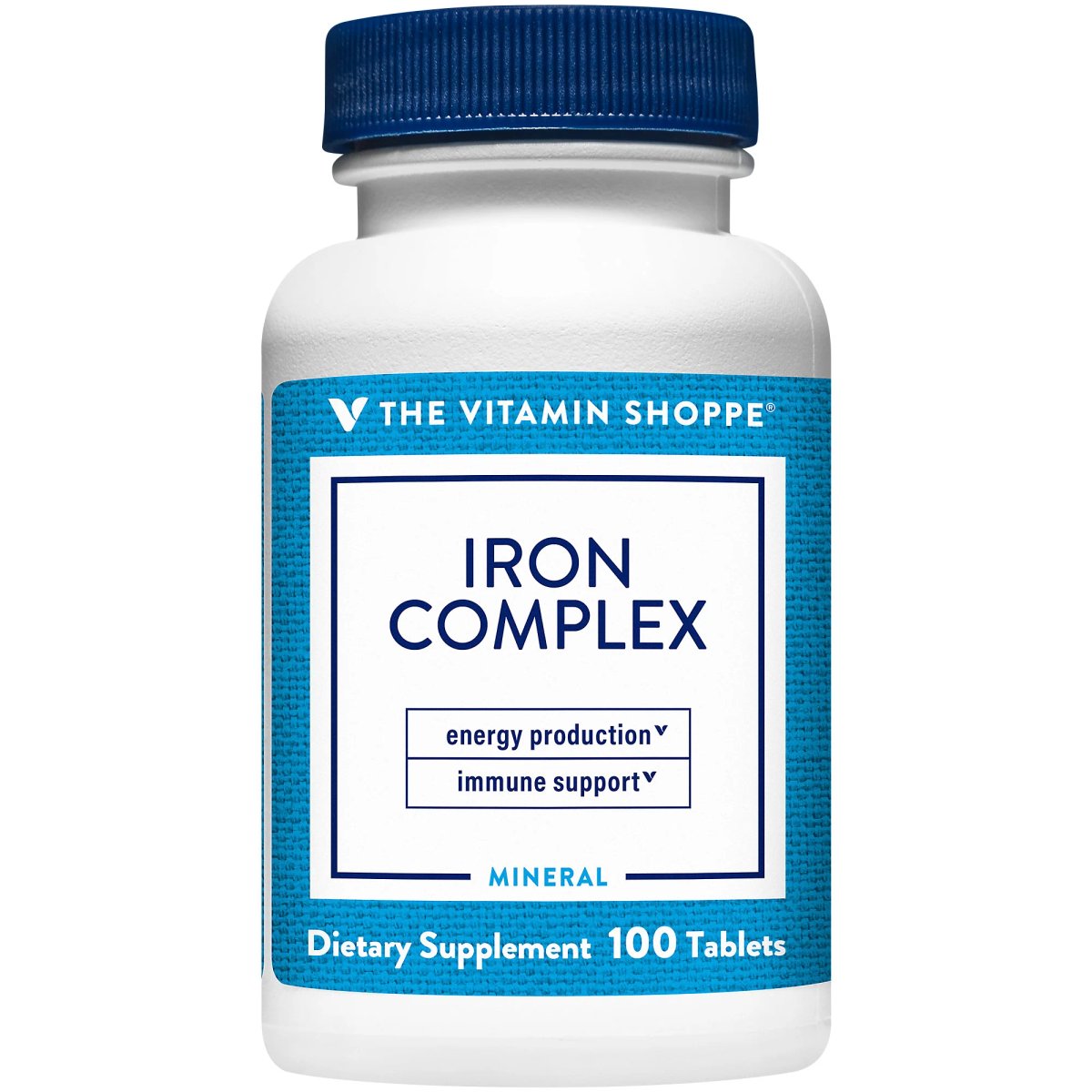 HIerro Iron Complex (100 Tabletas) Vitamin Shoppe