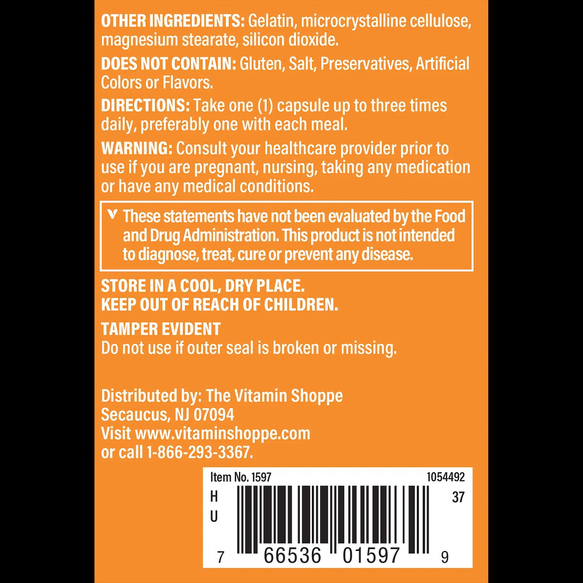 Thyroid Complex (100 Cápsulas) the Vitamin Shoppe