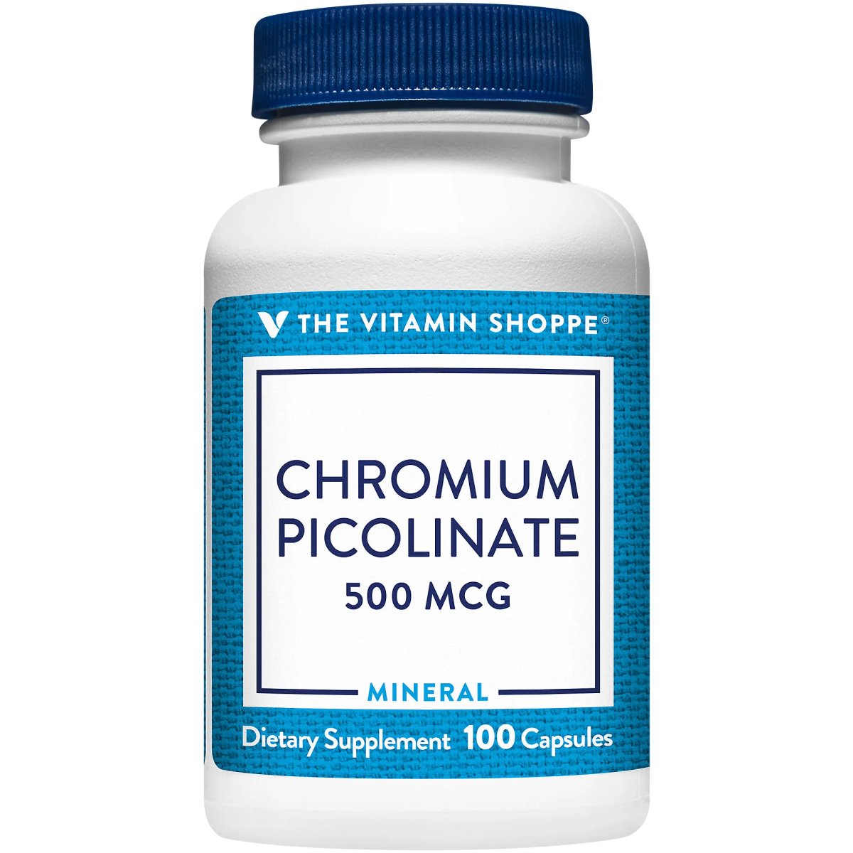 Picolinato de Cromo 500mcg (100 Capsulas)  Vitamin Shoppe