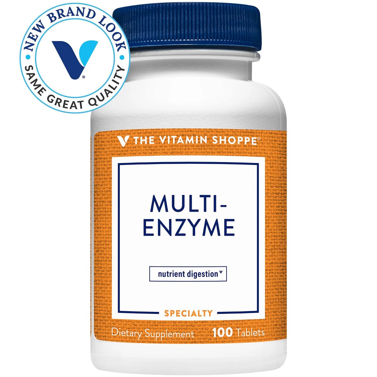 Multi Enzyme con Betaina (100 Tabletas)  Vitamin Shoppe