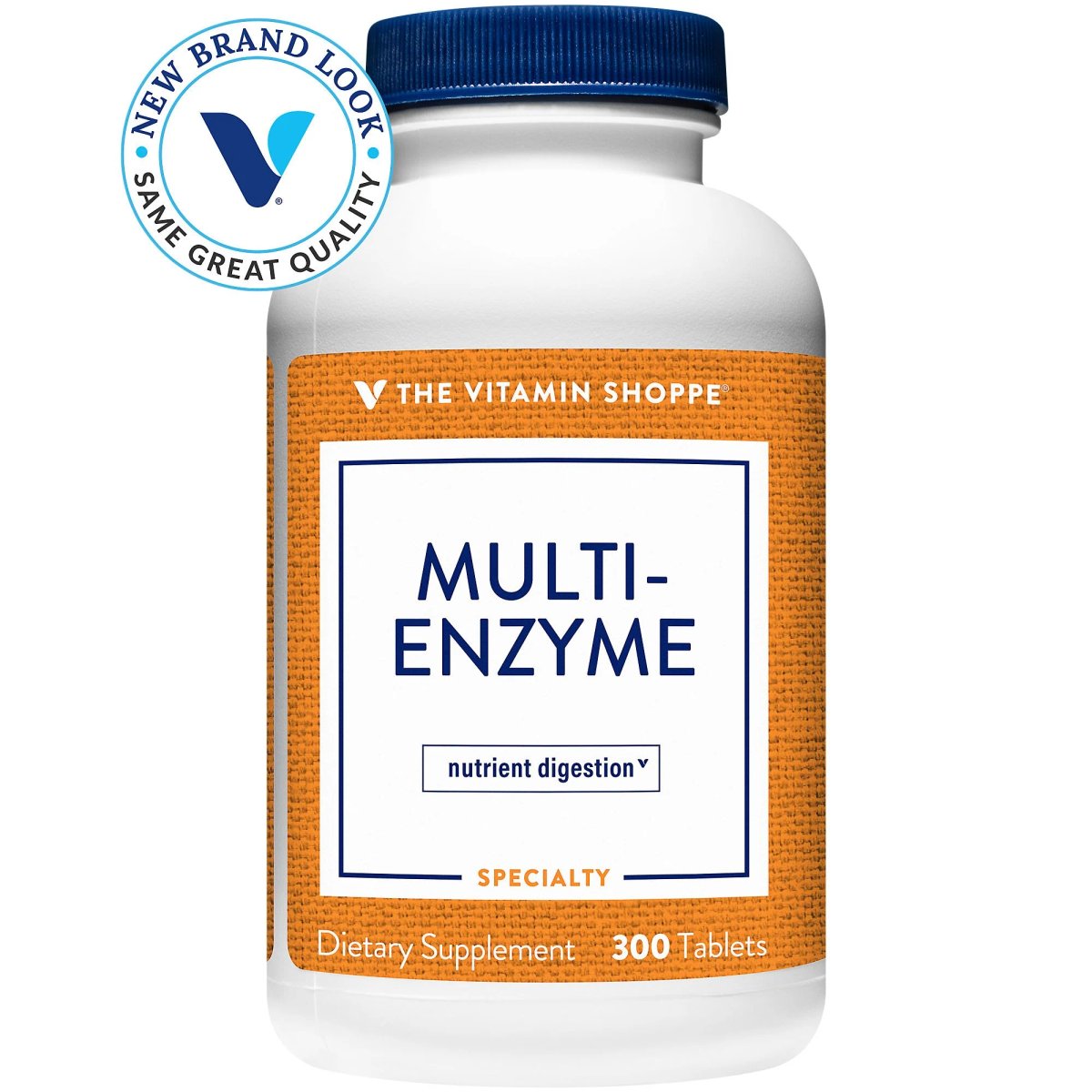 Multi Enzyme con Betaina (300 Tabletas)  Vitamin Shoppe