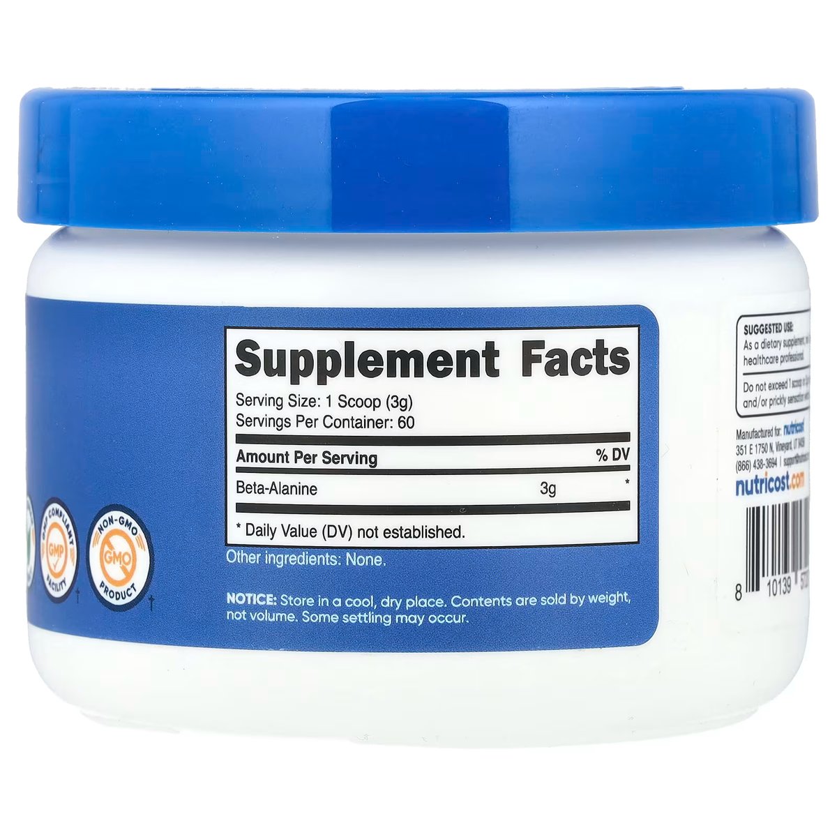 BETA ALANINA NUTRICOST - 60 SERVICIOS