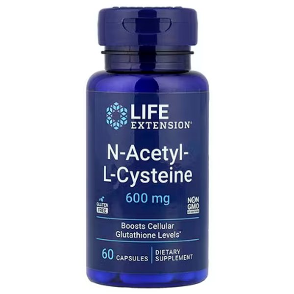 NAC 600MG X 60 CAPS  - LIFE EXTENSION