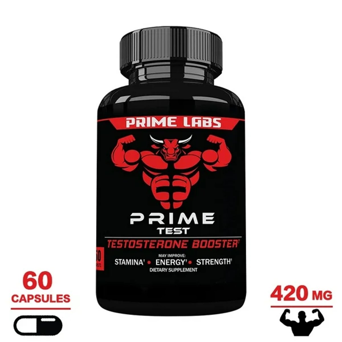 PRIME TEST - TESTOSTERONE BOOSTER X 60 CAPS