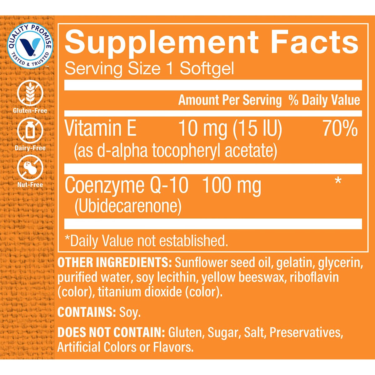 CoQ-10 100 mg (30 Cápsulas Blandas) the Vitamin Shoppe