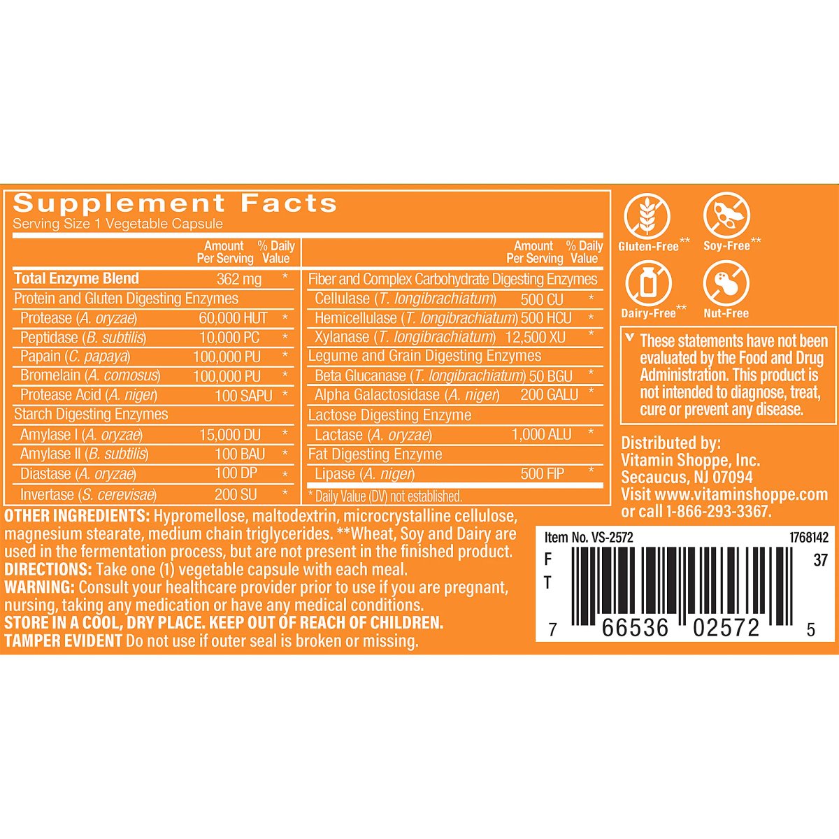 Digest Extra (90 Capsulas) the Vitamin Shoppe