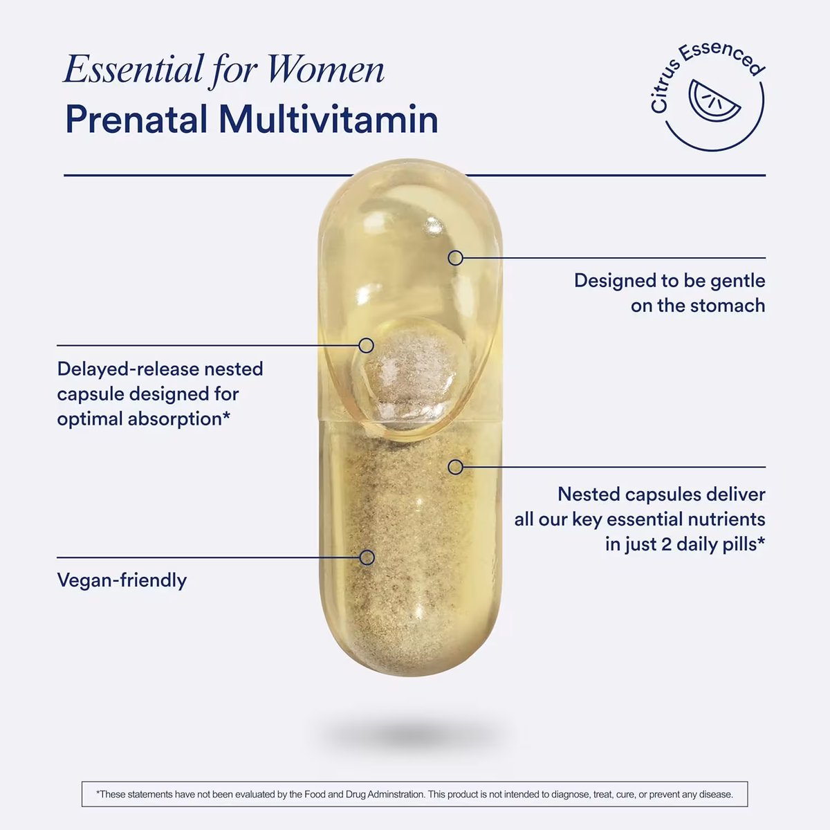 MULTIVITAMINICO PARENTAL - RITUAL ESSENTIAL | Omega-3 DHA + Folato + Colina | 60 Cápsulas Veganas - 2