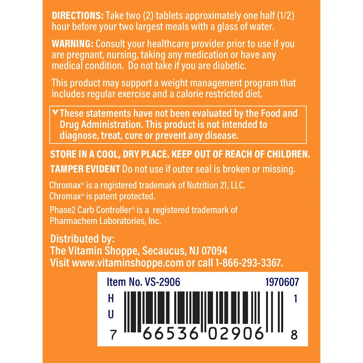 Carb Shredder (Bloqueador de Carbohidratos) (90 Tabletas) Vitamin Shoppe