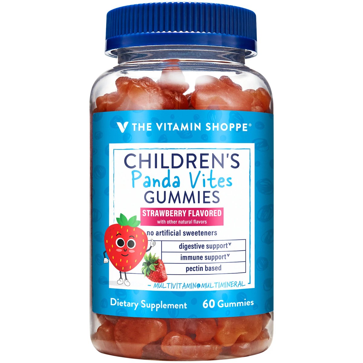 Multivitamínicos para Niños - Fresa (60 gomitas) Vitamin Shoppe