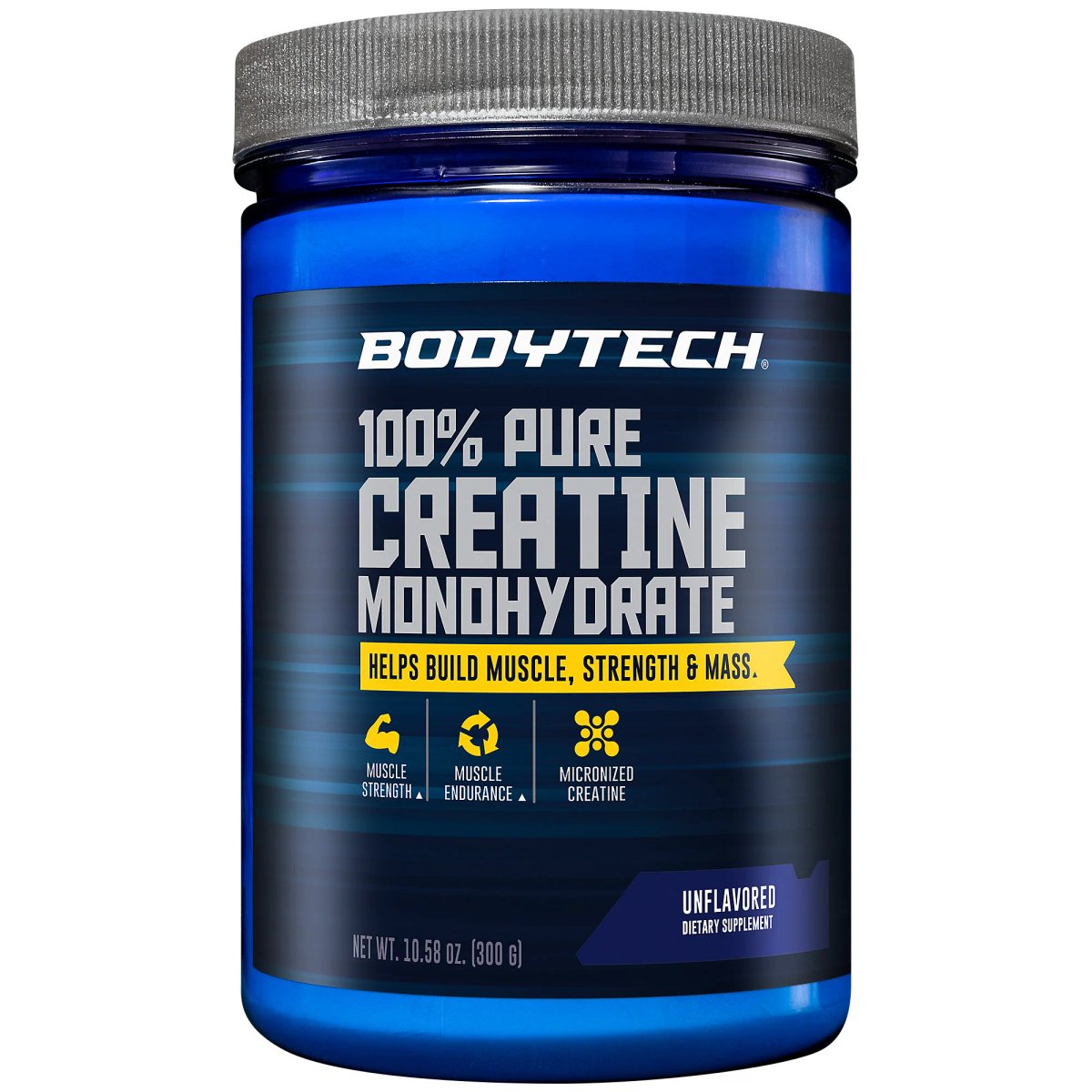 BODYTECH 100% Creatina Monohidratada 300G (60 Tomas)