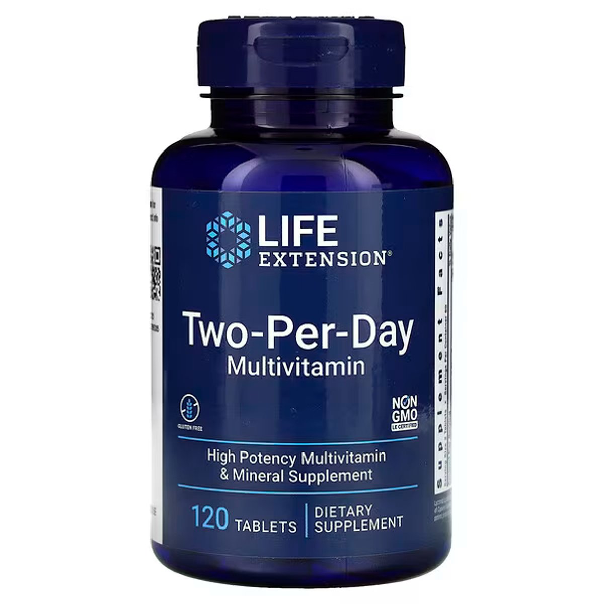 MULTIVITAMIN TWO PER DAY X 120 TABLETS - LIFE EXTENSION