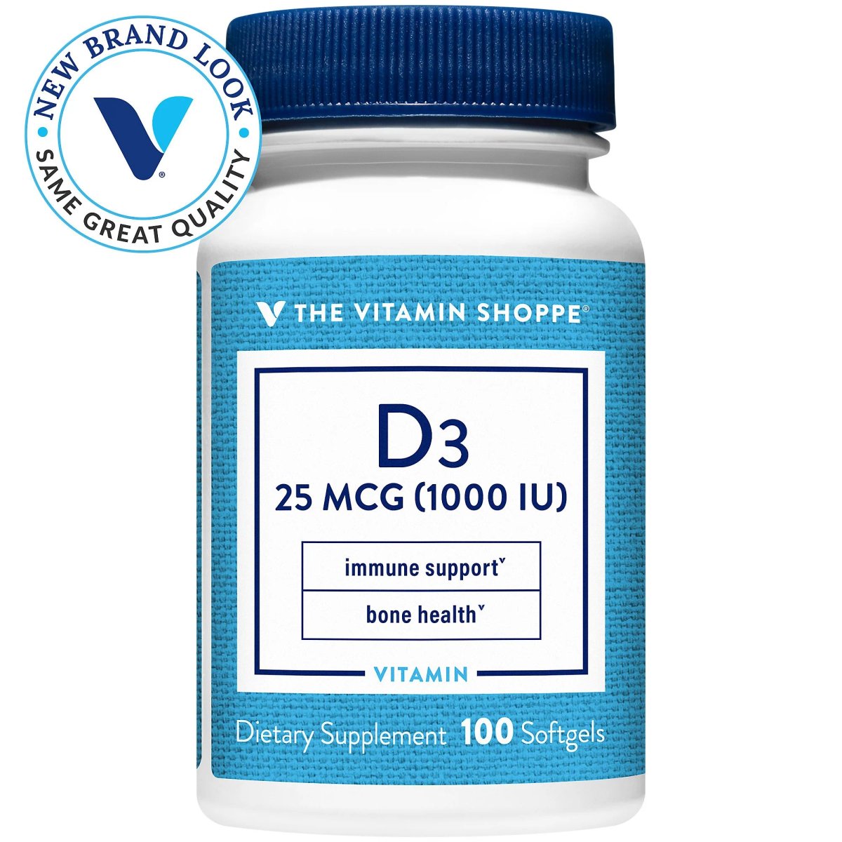 D3 1000 IU (100 Capsulas Blandas) Vitamin Shoppe