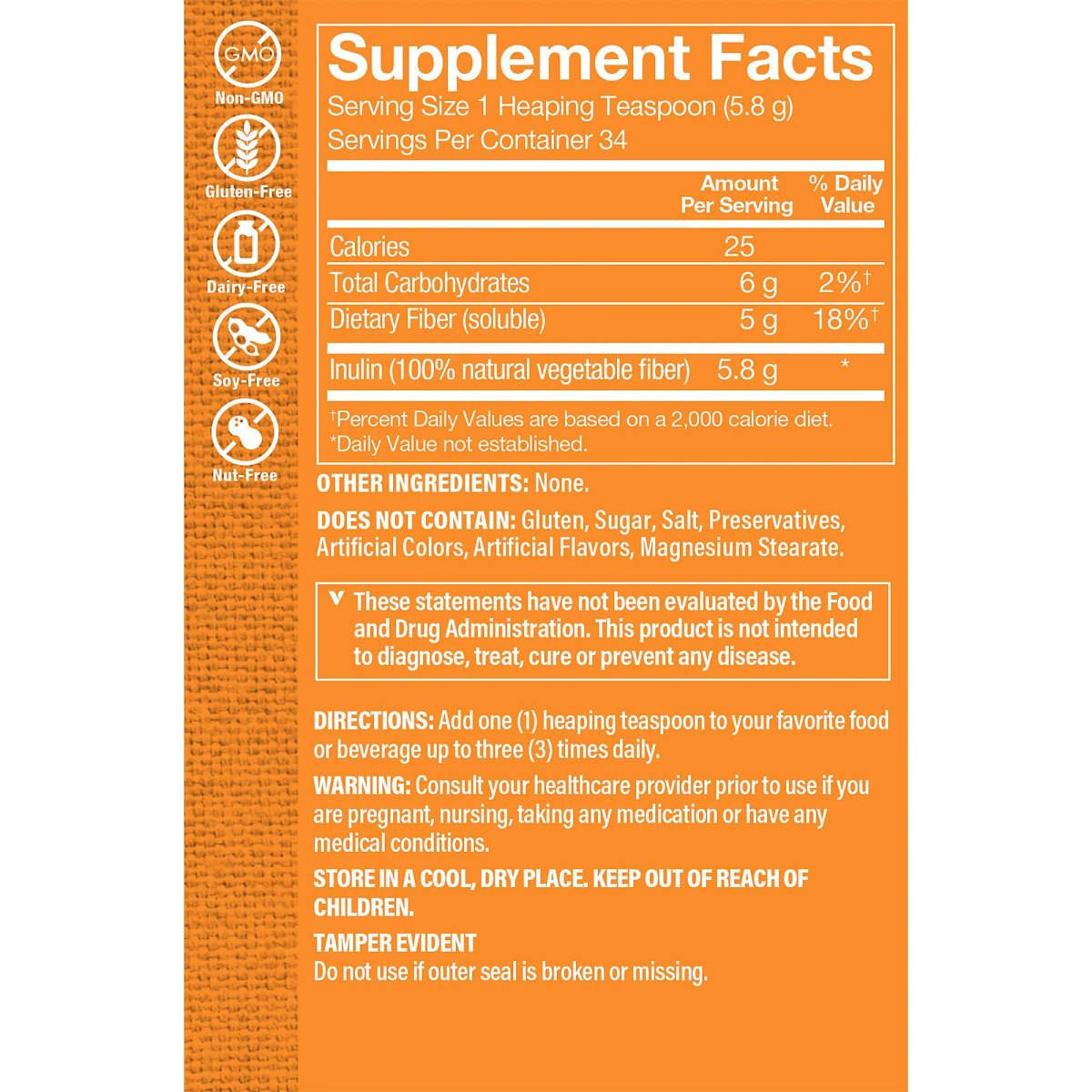 Miracle Fiber (34 Tomas) the Vitamin Shoppe