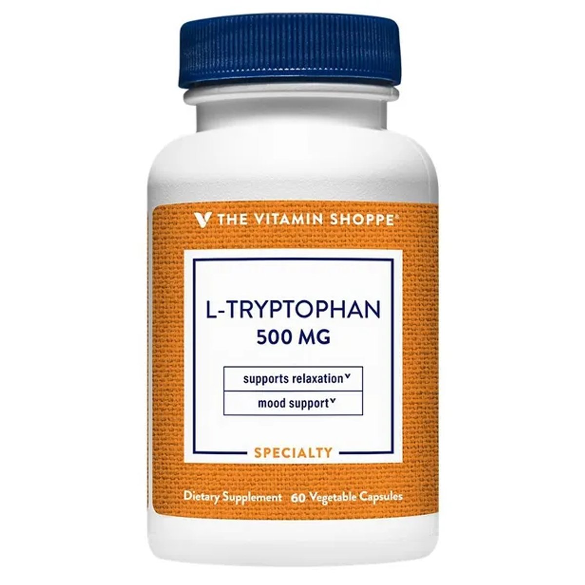 L-Tryptophan 500 mg (60 Cápsulas) Vitamin Shoppe