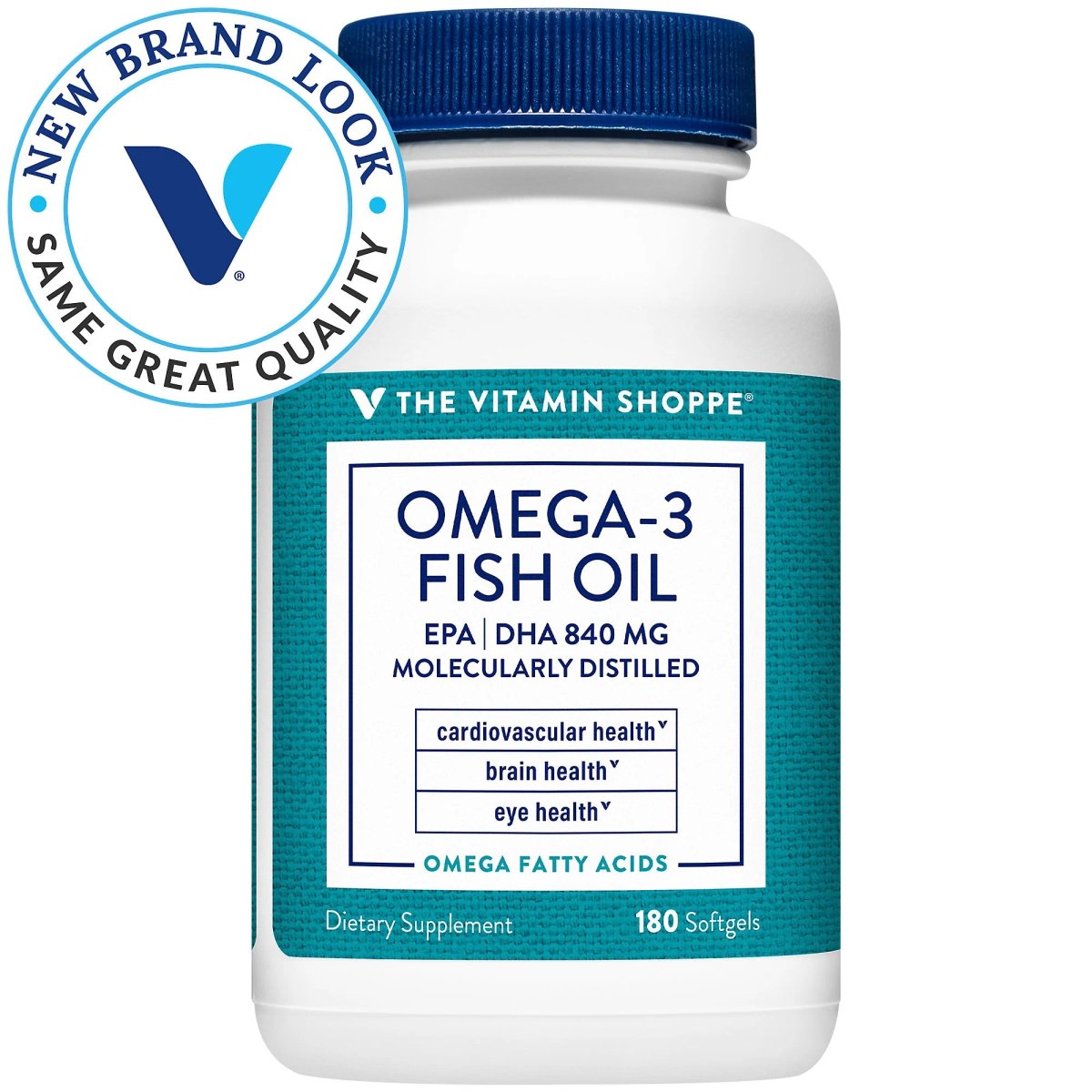 Omega 3 Fish Oil 1200 mg 600/240 EPA/DHA (180 Capsulas Blandas) the Vitamin Shoppe