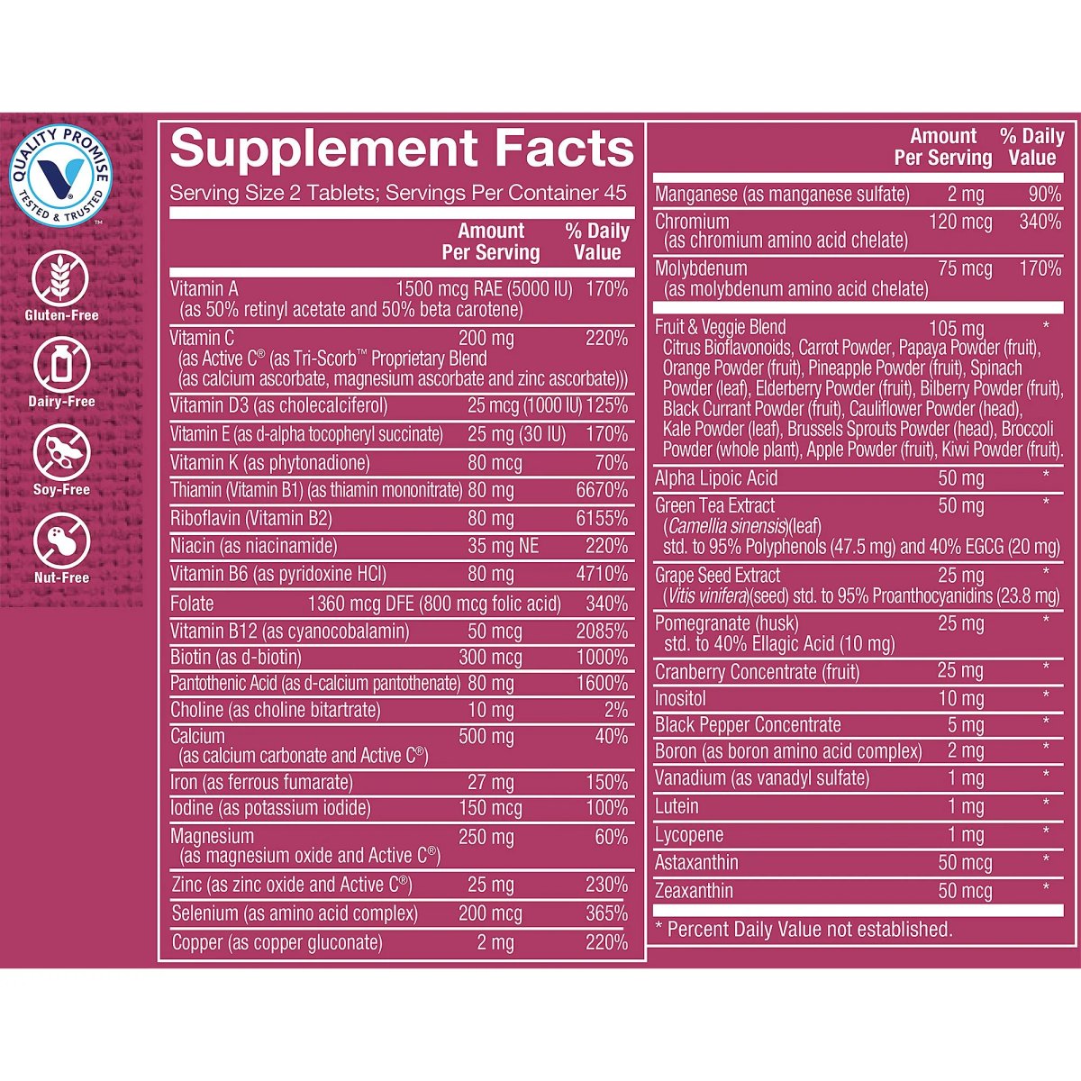 Ultimate Woman (90 Tabletas) Vitamin Shoppe