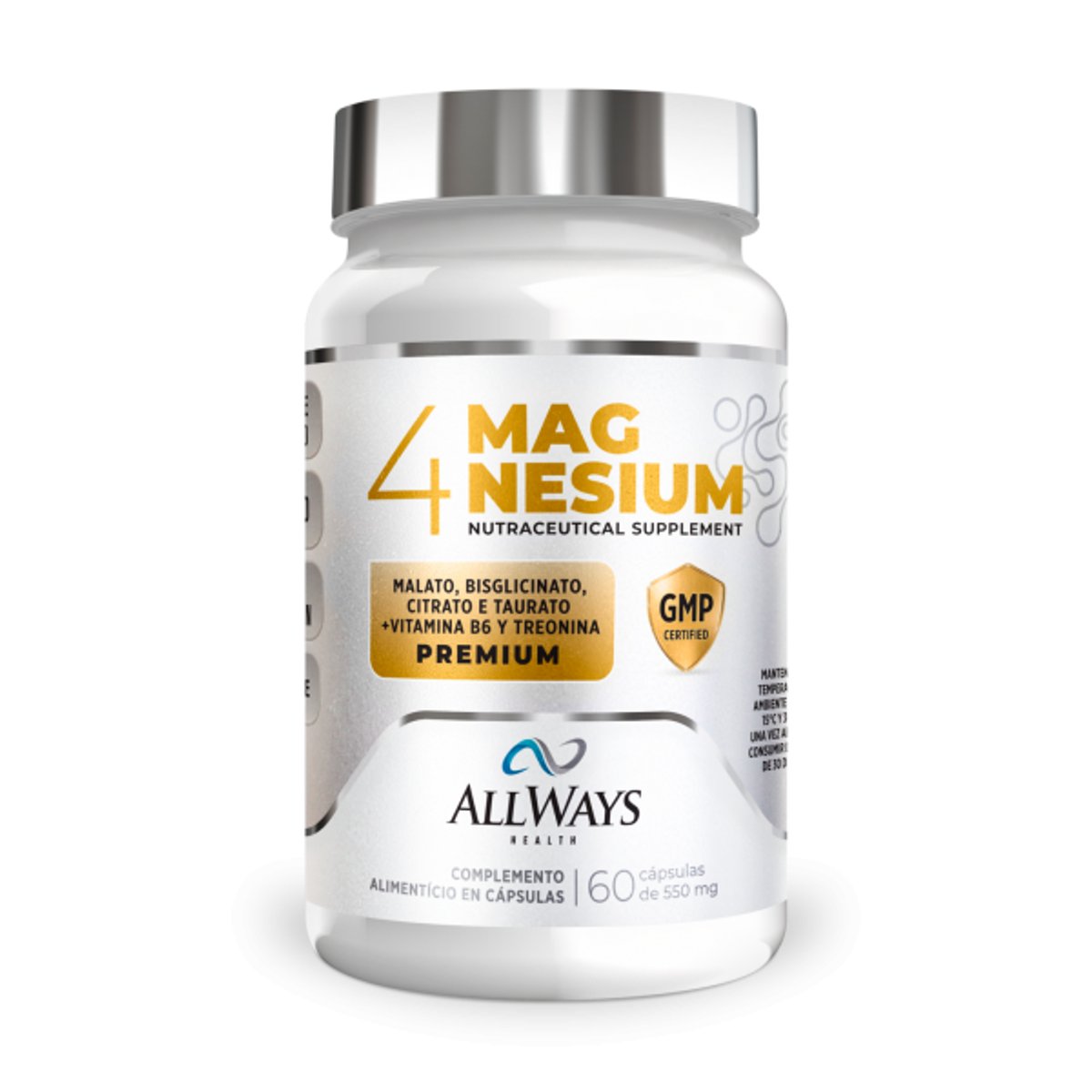4 MAGNESIUM ALLWAYS 60 CASP