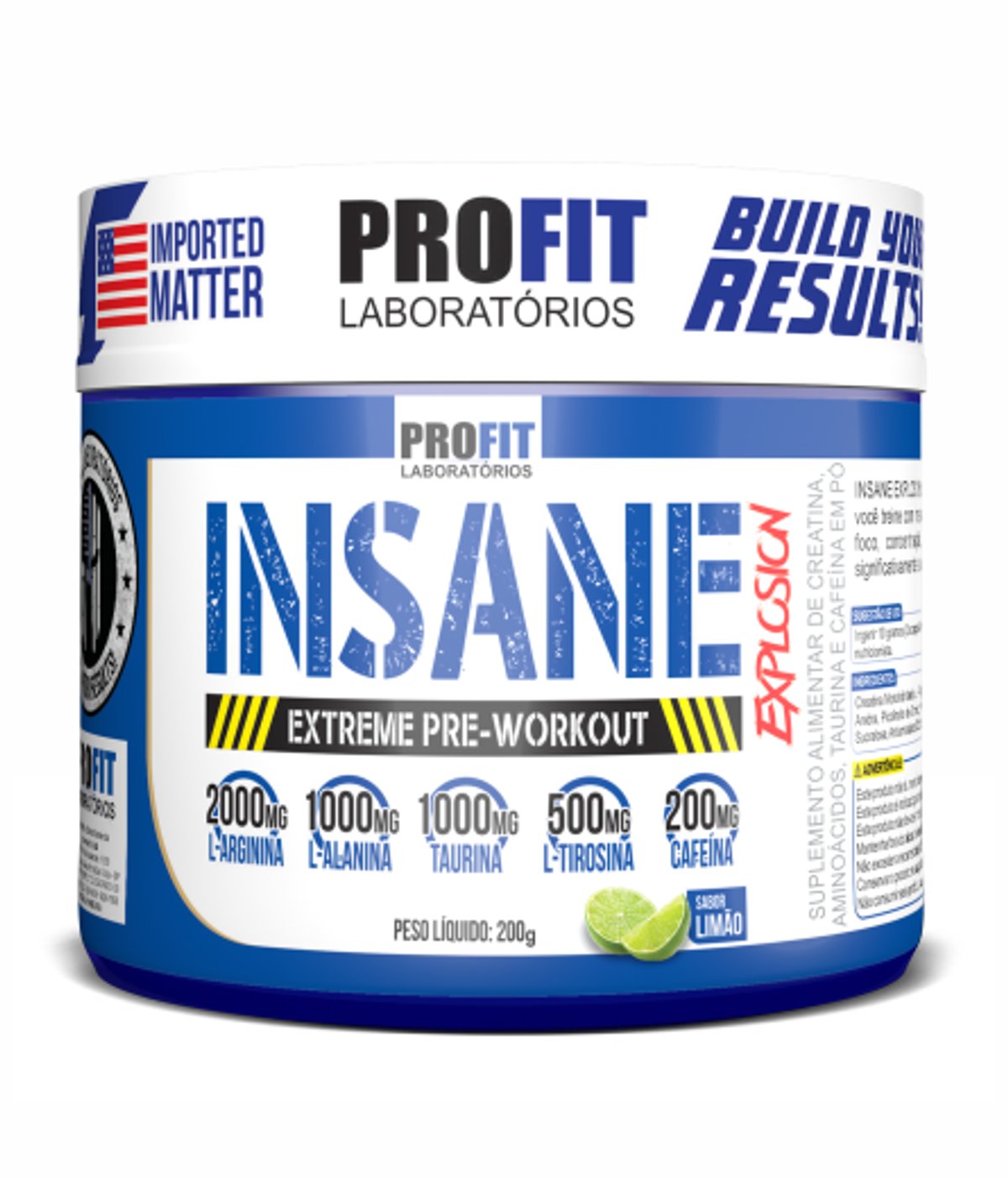 INSANE PRO FIT PRE WORK 200G