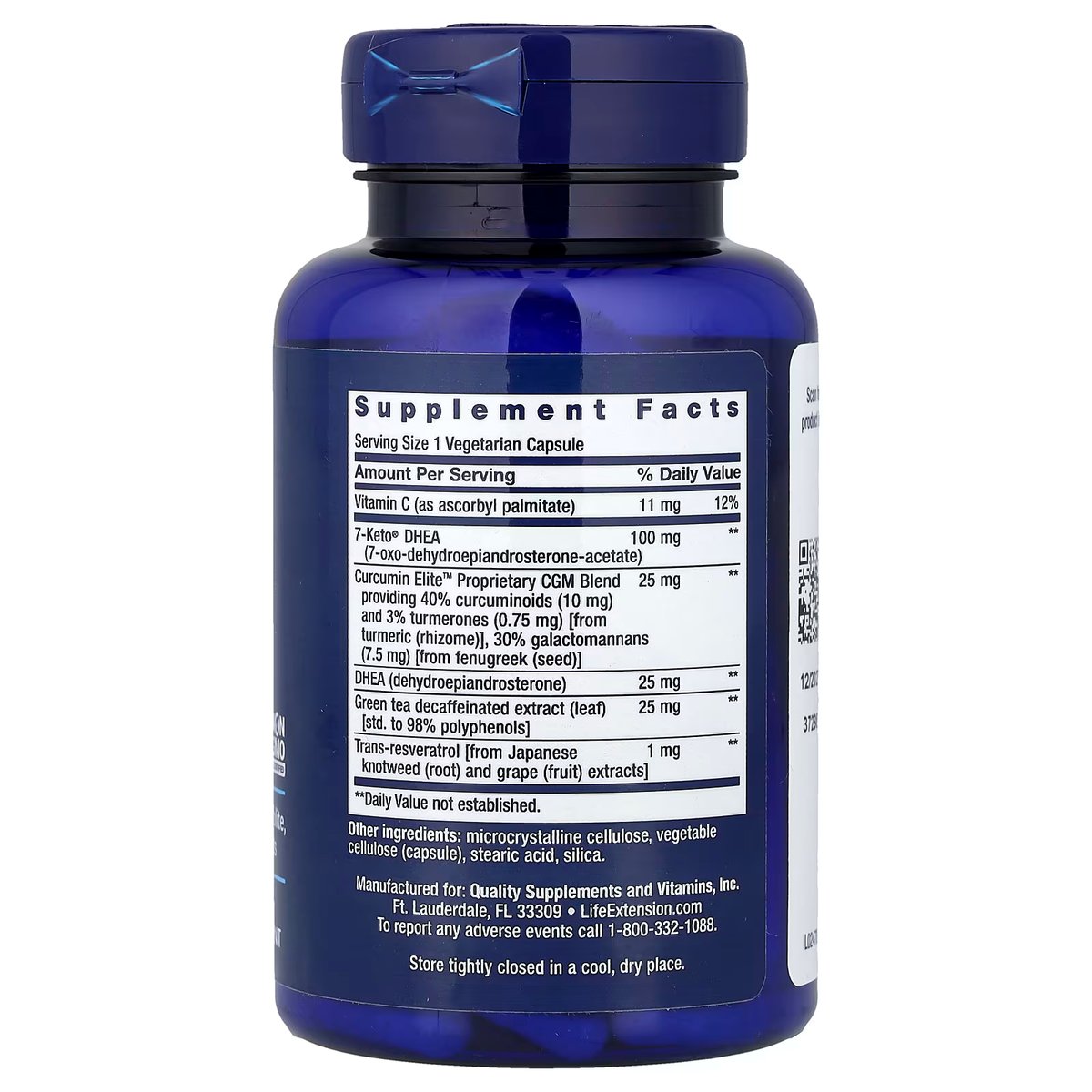 DHEA COMPLETE X 60 CAPS - LIFE EXTENSION - 2