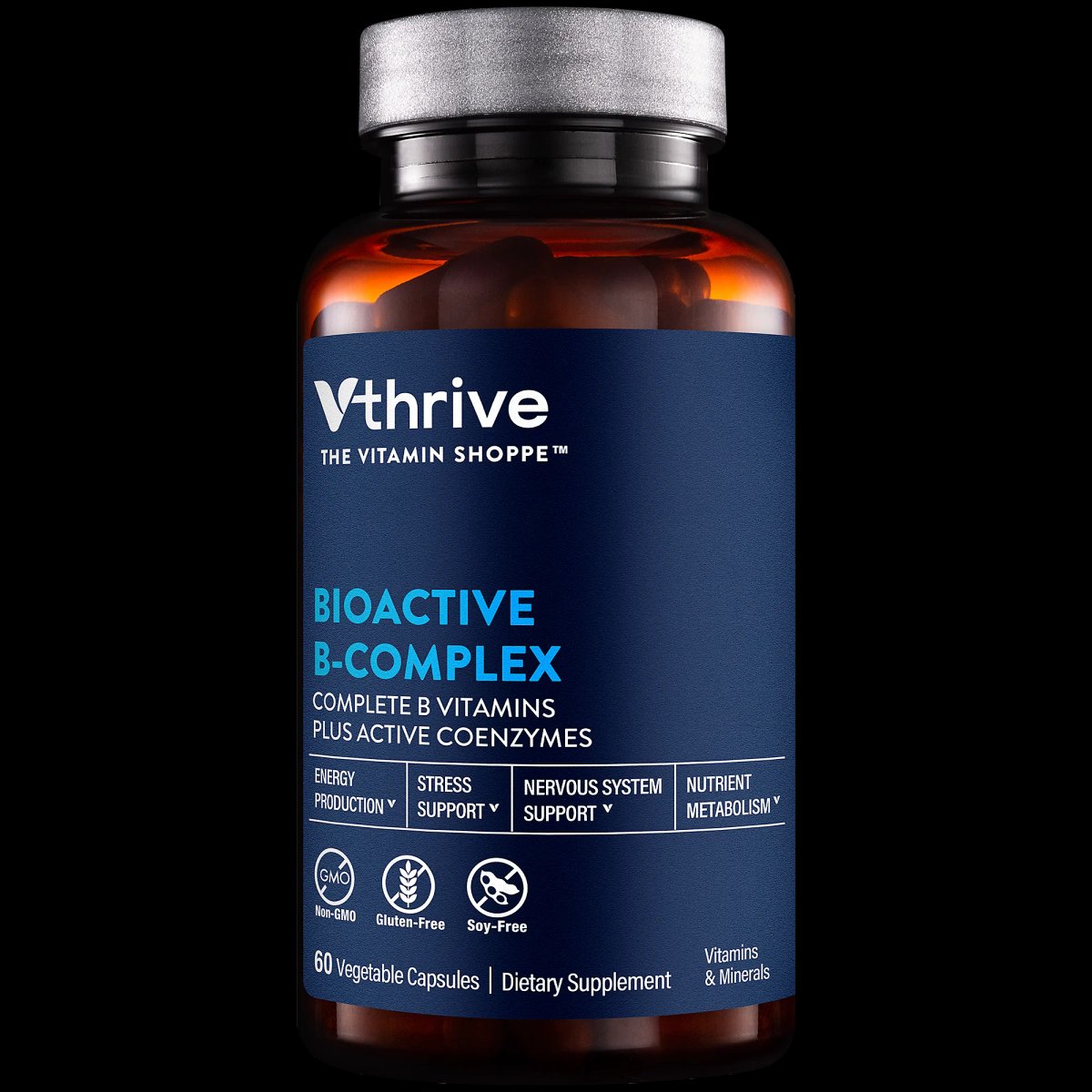 Complejo B Bioactivo + Coenzimas Activas (60 Cápsulas Vegetales)Vitamin Shoppe