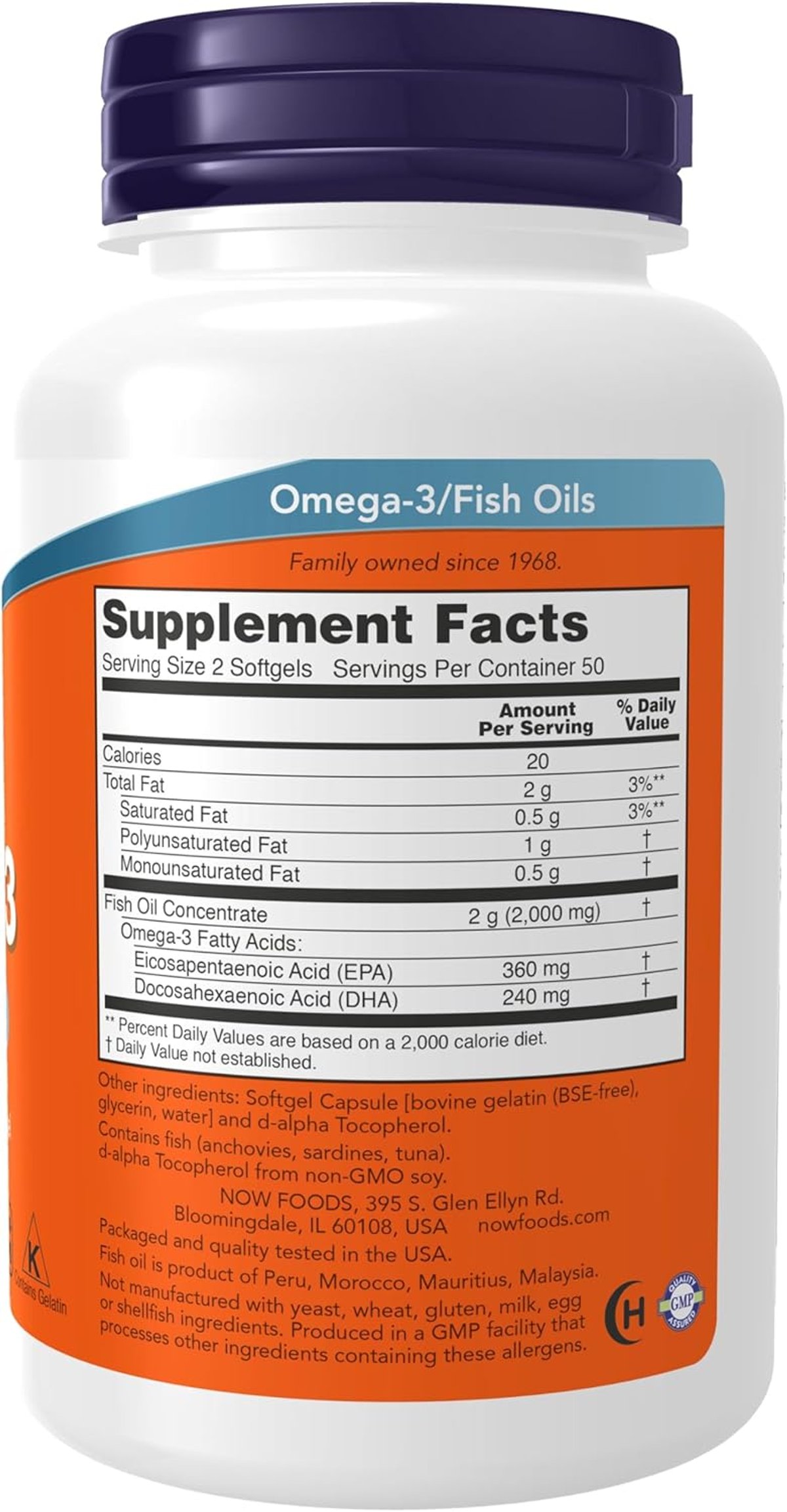 OMEGA 3 NOW 1G X 100 SOFTGELS