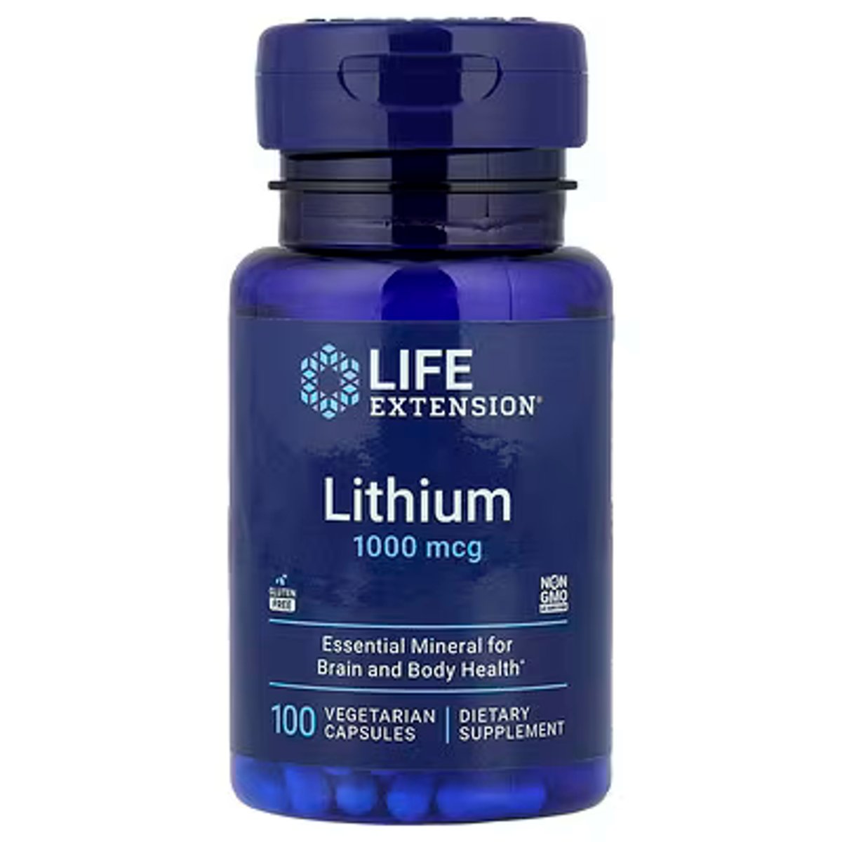 LITIO 1,000 MCG X 100 CAPSULAS - LIFE EXTENSION
