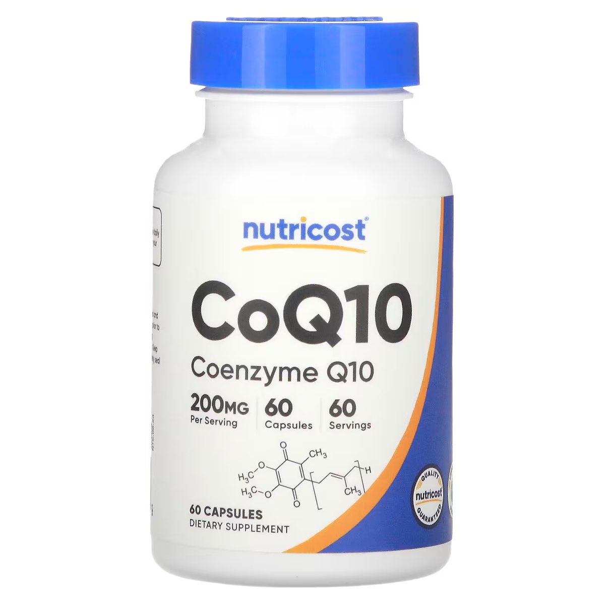 CoQ10 200 MG X60 VEGGIE CAPS - NUTRICOST
