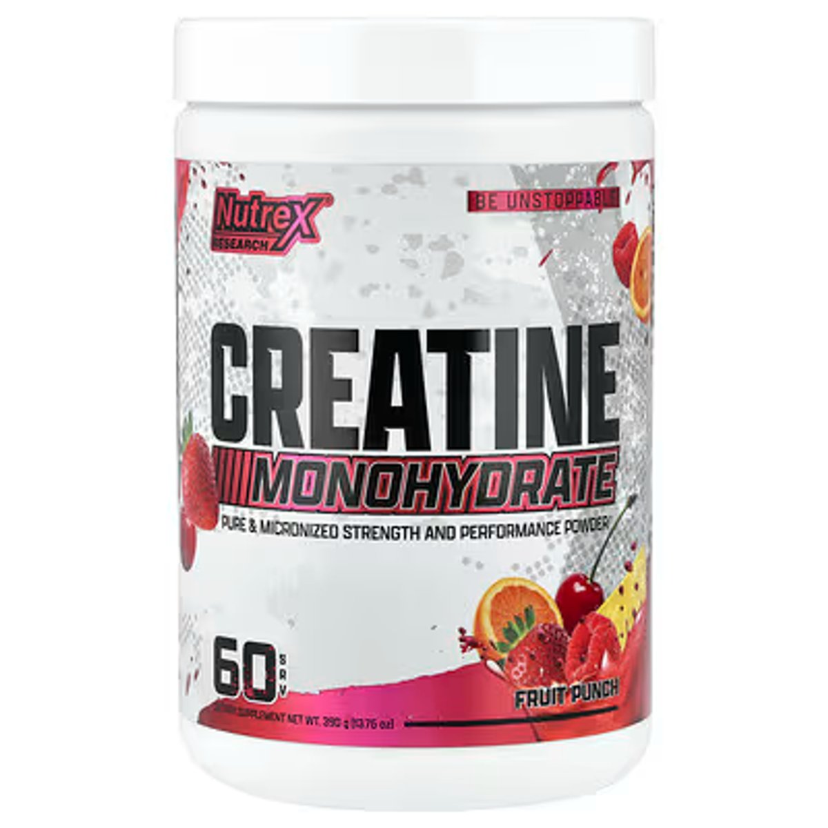 CREATINA MONOHIDRATO FRUIT PUNCH 60 SERVICIOS - NUTREX