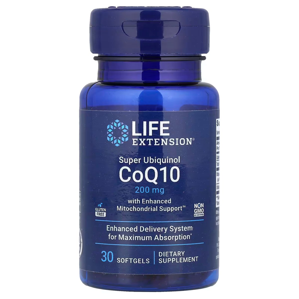 CoQ10 - SUPER UBIQUINOL & SHILAJIT 200MG - LIFE EXTENSION