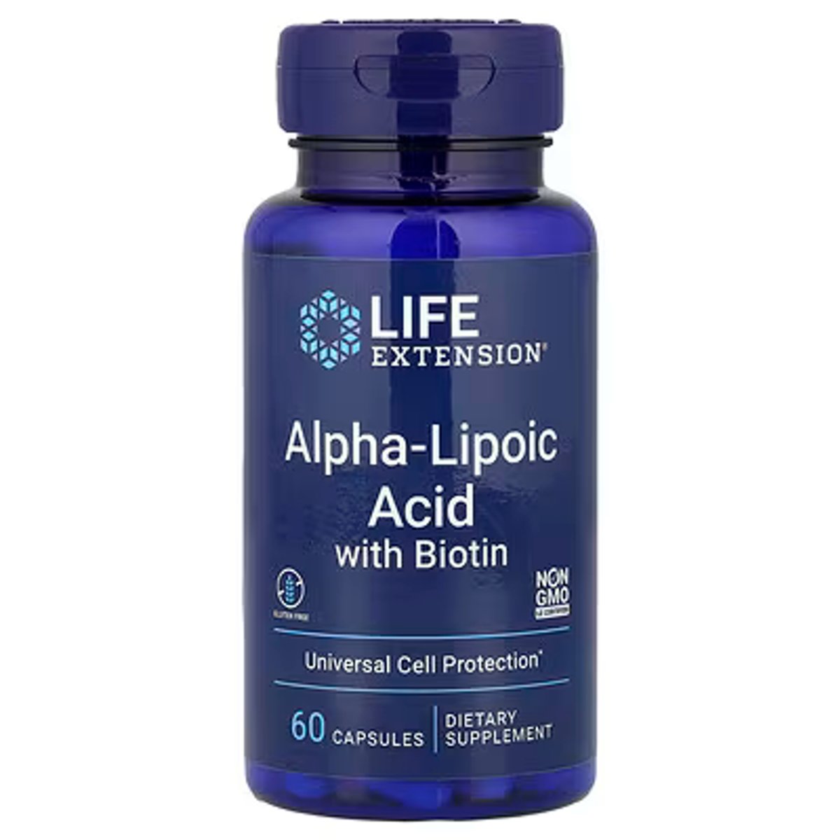 ALPHA LIPOIC ACID CON BIOTINA X 60 CAPS - LIFE EXTENSION