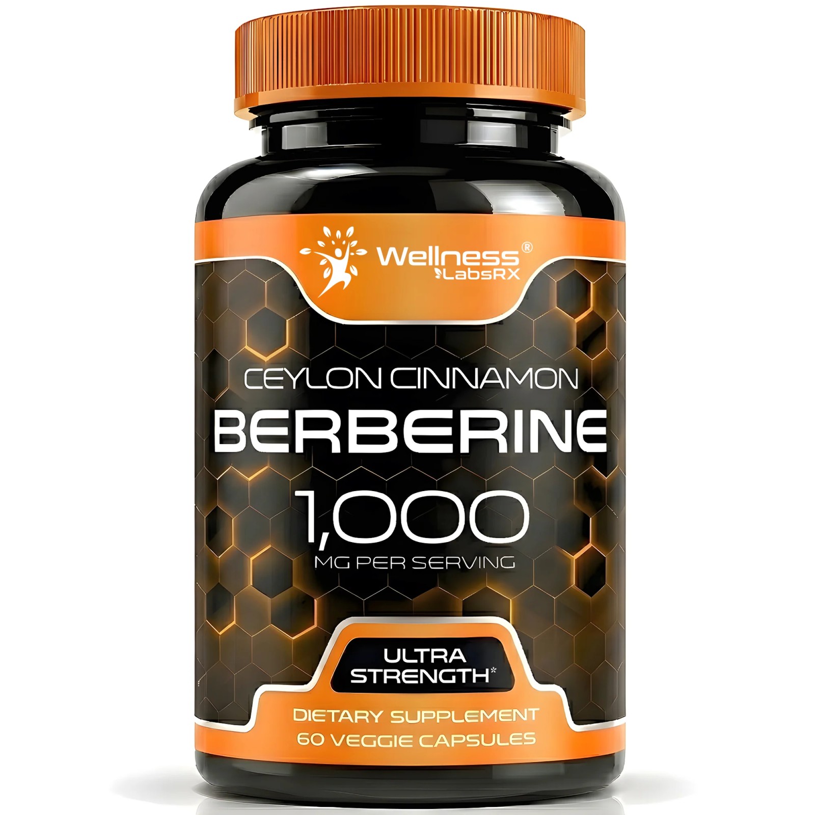 Berberina 1000 mg Wellness LabSRX - 60 cápsulas vegetales