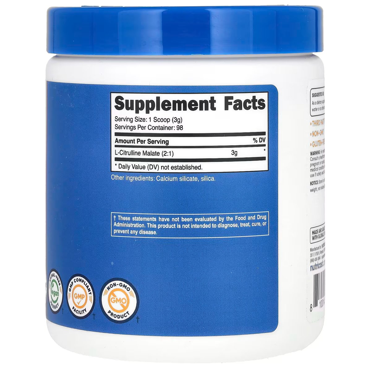 L CITRULINA MALATE - NUTRICOST - 2