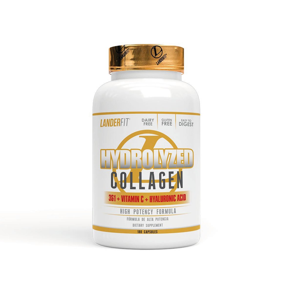 HYDROLYZED COLLAGEN CÁPSULAS LANDERFIT