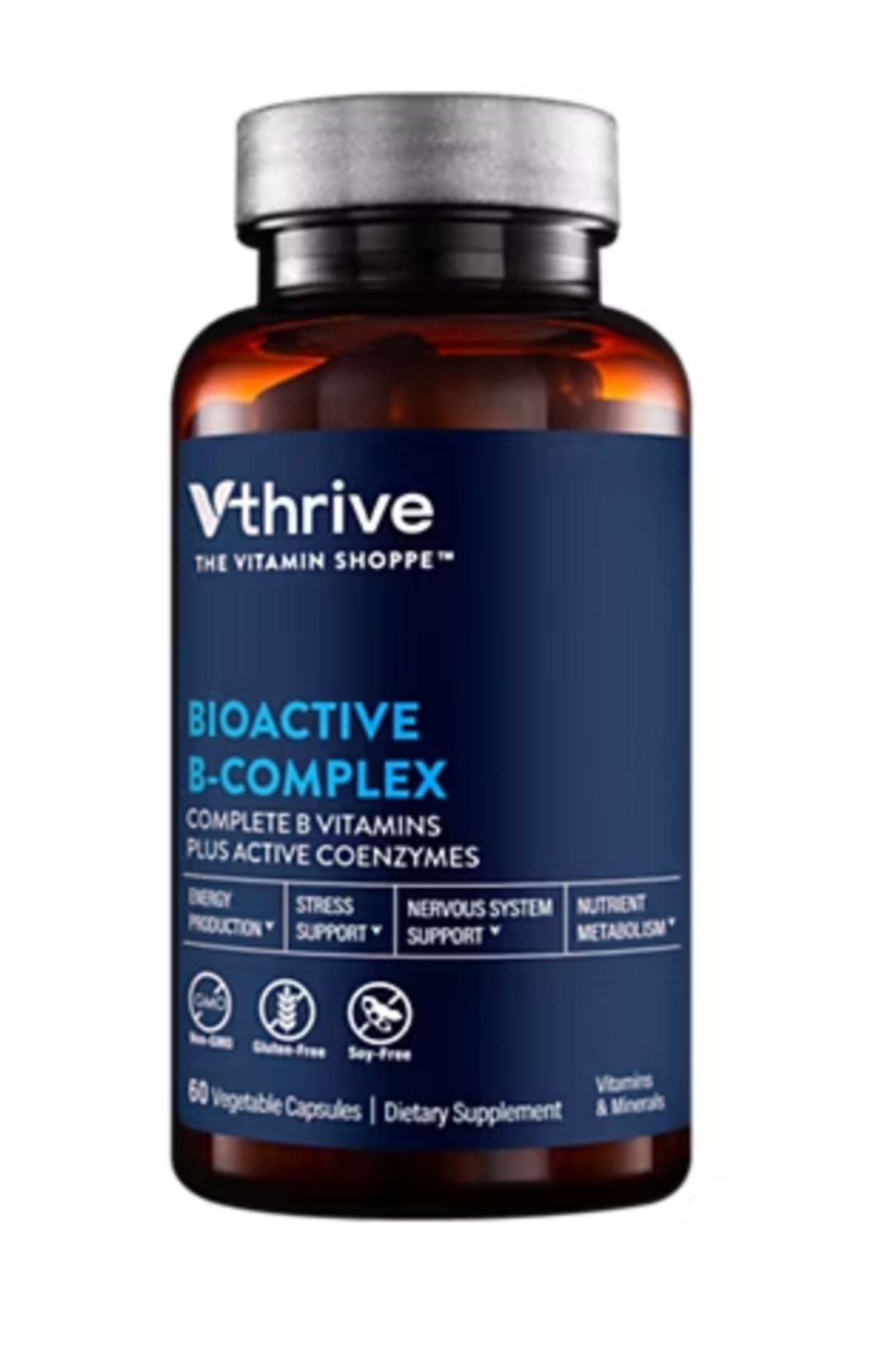 Complejo B Bioactivo + Coenzimas Activas (60 Cápsulas Vegetales)Vitamin Shoppe