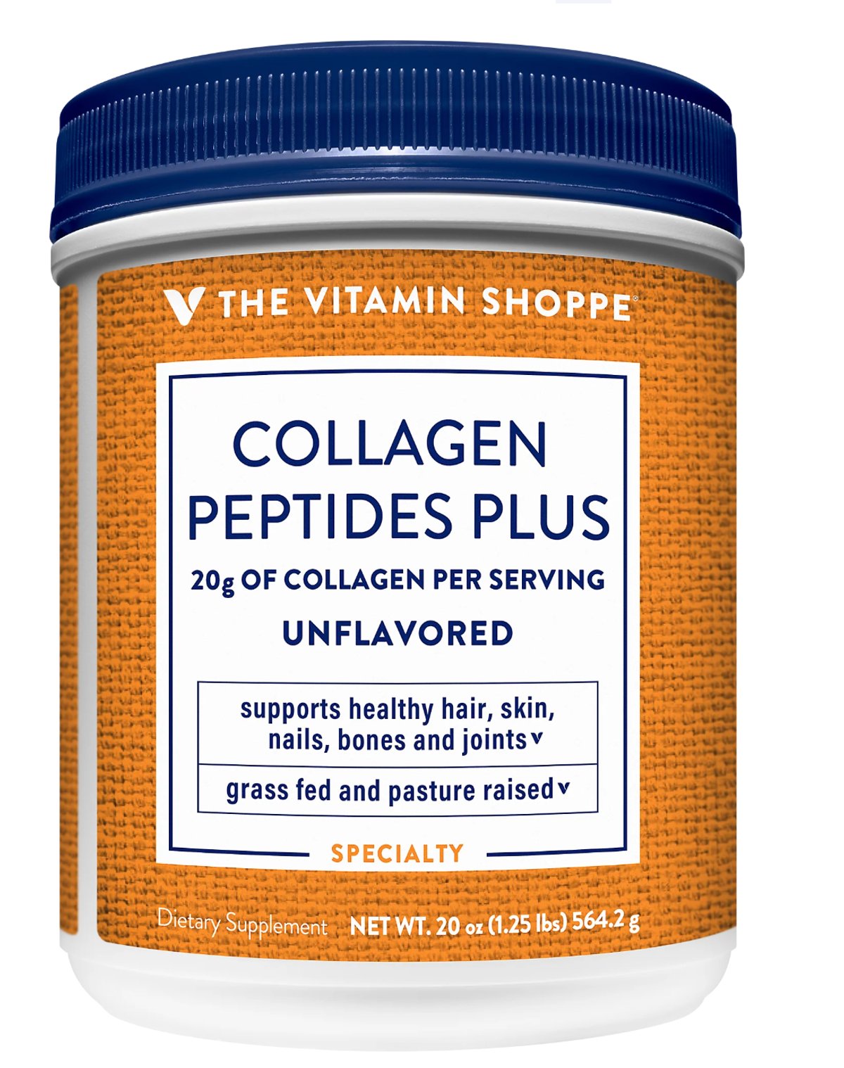 Peptidos de Colageno Plus - sin sabor (28 Tomas)  Vitamin Shoppe