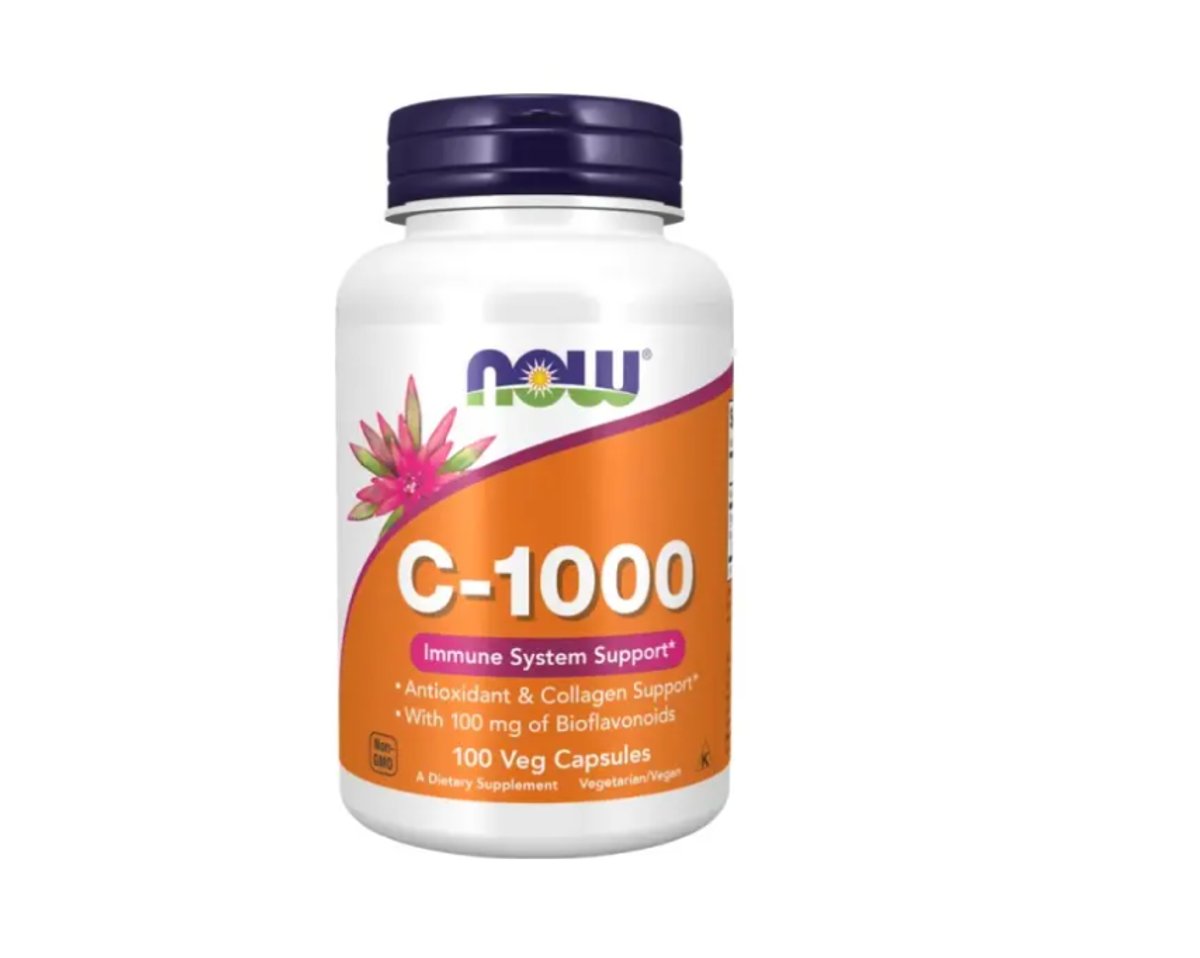 VITAMINA C NOW 1000MG X 100 VEG CAPSULES
