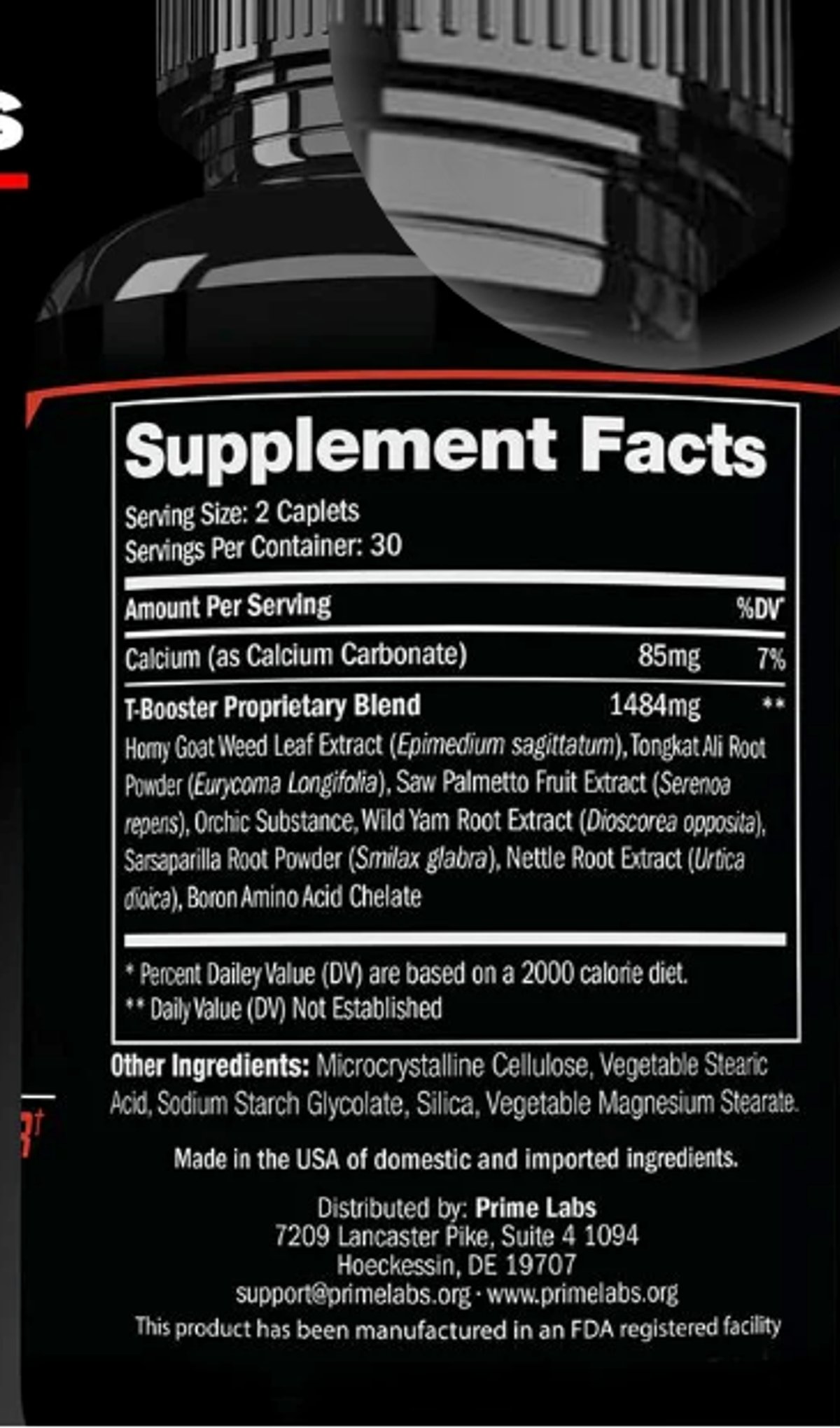 PRIME TEST - TESTOSTERONE BOOSTER X 60 CAPS - 2