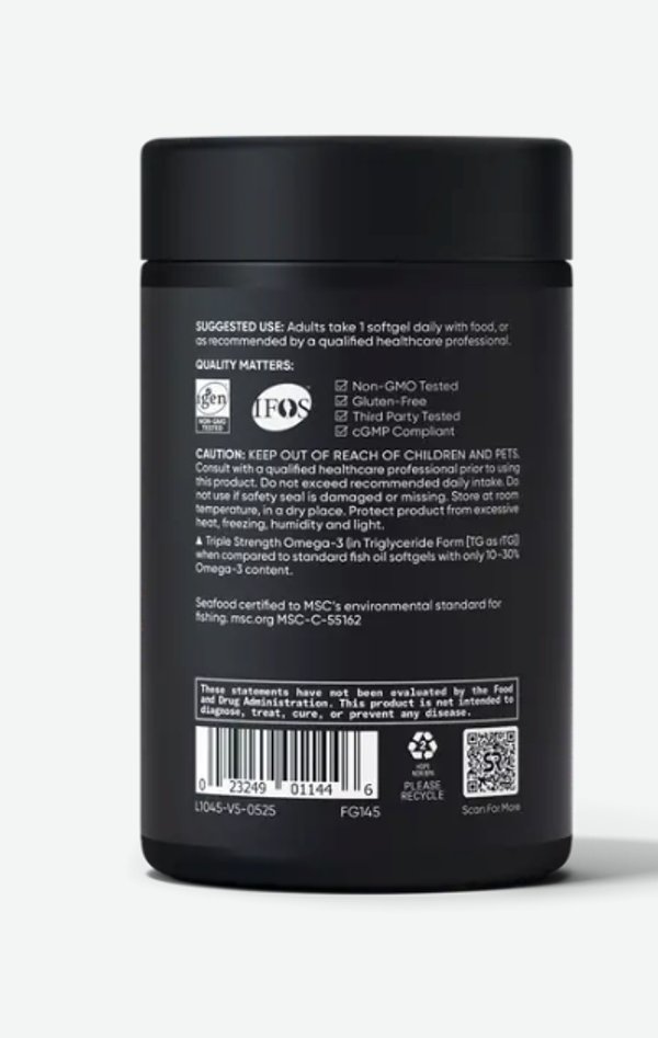 ALASKAN OMEGA 3 IFOS - 1250MG X 30 SOFTGELS - SPORTS RESEARCH