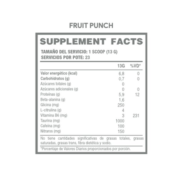 PRE WORKOUT SPORT SERIES LANDERFIT - 23 SERVICIOS