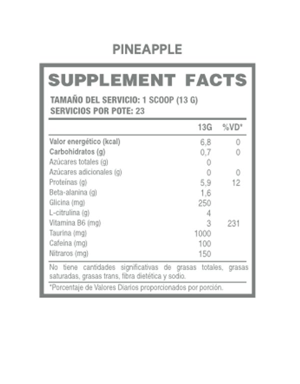 PRE WORKOUT SPORT SERIES LANDERFIT - 23 SERVICIOS