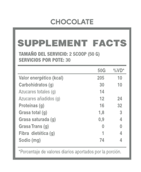 LANDER RECOVERY - PROTEÍNA + CARBO - 30 SERVICIOS