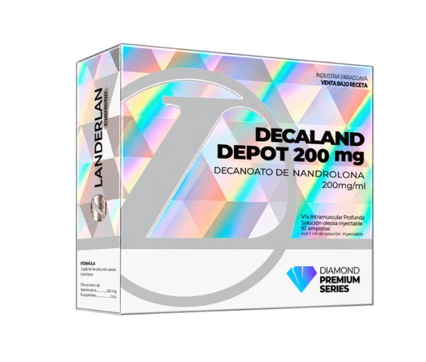 DECALAND DEPOT DECANOATO DE NANDROLONA 10 AMPOLLAS X 1 ML 200mg/mL - LANDERLAN
